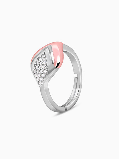 Dual Tone Majestic Rhombus Ring
