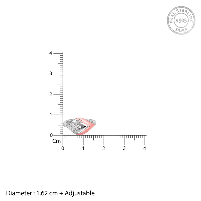 Dual Tone Majestic Rhombus Ring - view 5