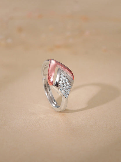 Dual Tone Majestic Rhombus Ring