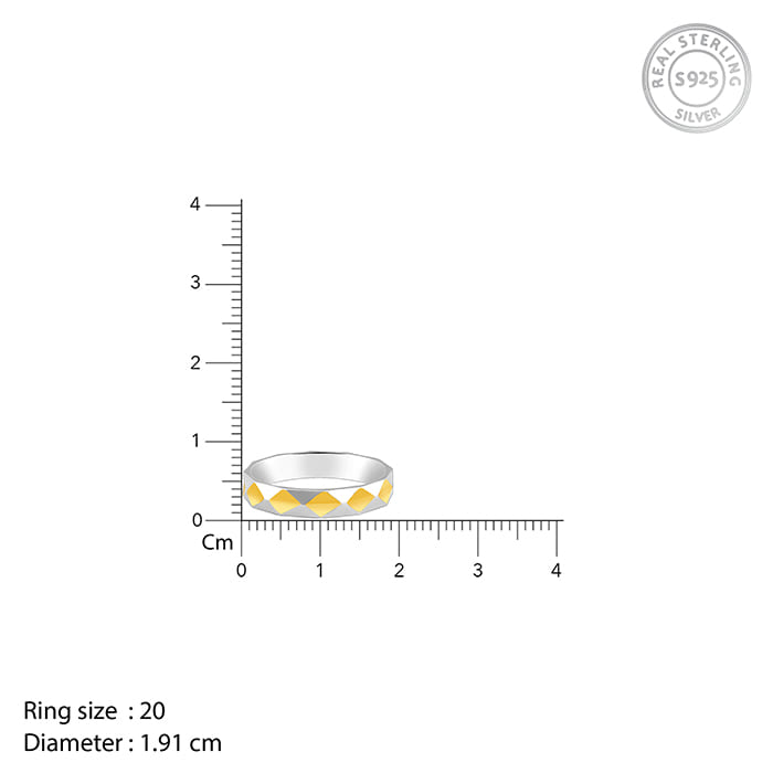 Dual Tone Altruistic Band For Him - view 6