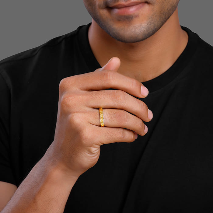 Dual Tone Heroic Band For Him - view 3