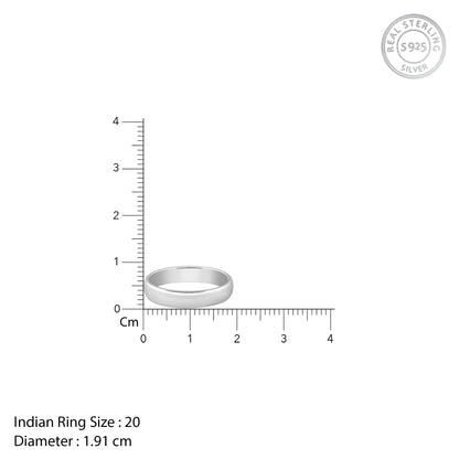 Silver Modern Grace Ring For Him