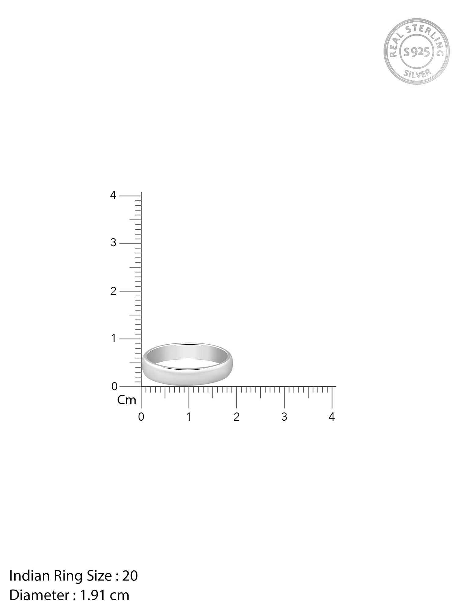 Silver Modern Grace Ring For Him
