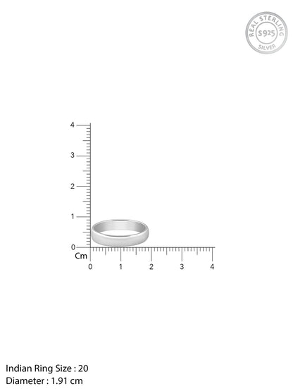 Silver Modern Grace Ring For Him