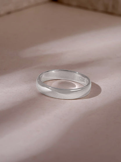 Silver Modern Grace Ring For Him