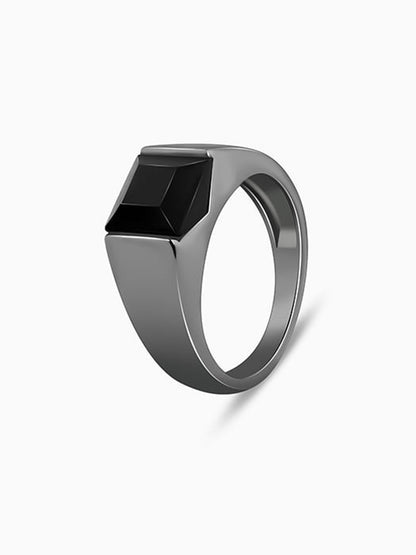 Black Rhodium Jazz Up Ring For Him