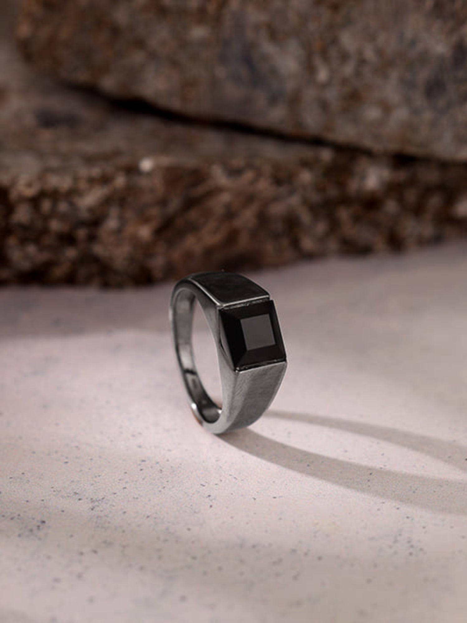 Black Rhodium Jazz Up Ring For Him