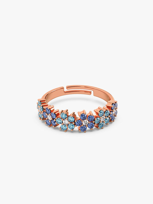 Rose Gold Glinting Crown Ring