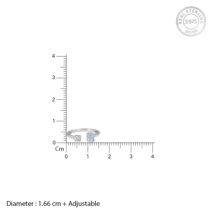 Silver Bold & Pretty Ring - view 5