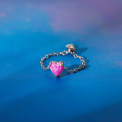 Silver Gypsy Heart Ring