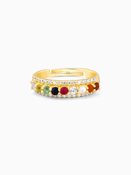 Golden Ravishing Aura Ring