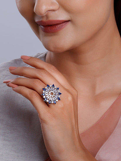 Silver Flourishing Ring