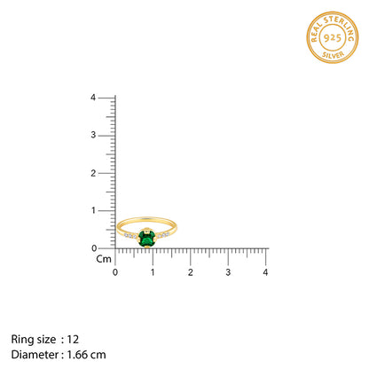 Golden Green Pixie Ring