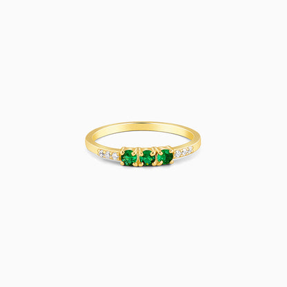 Golden Eternal Spring Ring