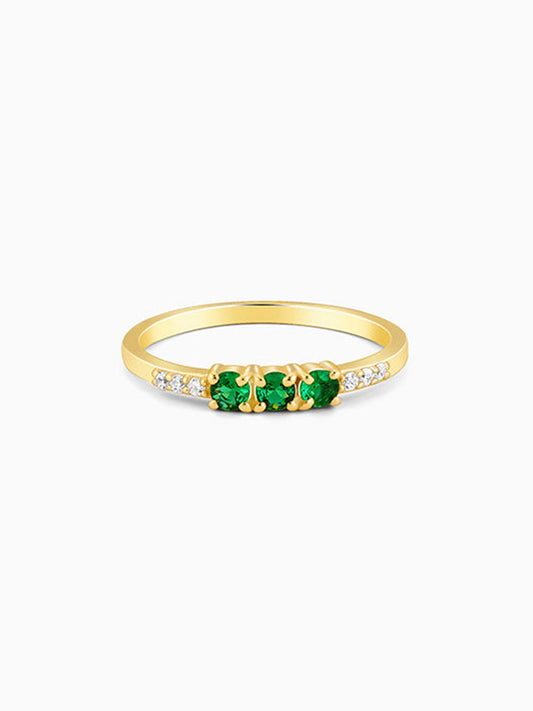Golden Eternal Spring Ring