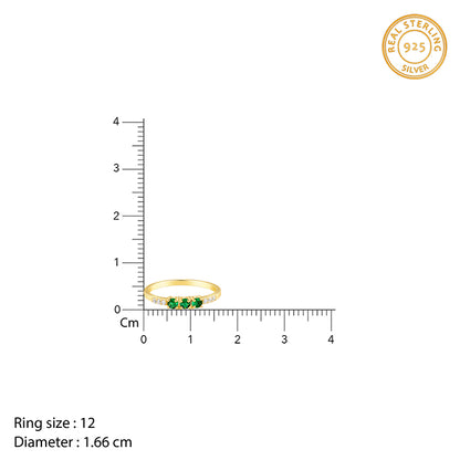 Golden Eternal Spring Ring