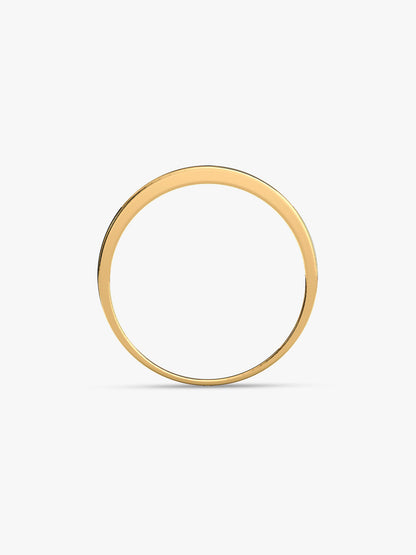 Golden Modest Leader Ring For Him