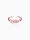 Rose Gold Dual Feat Ring
