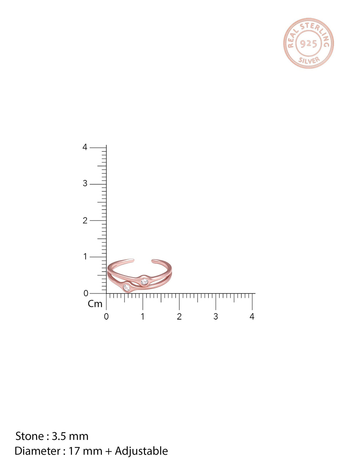 Rose Gold Dual Feat Ring