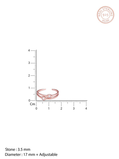 Rose Gold Dual Feat Ring
