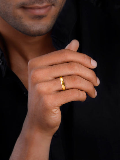 Golden Classic Band For Him