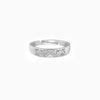 Silver Modern Minimalism Ring For Him