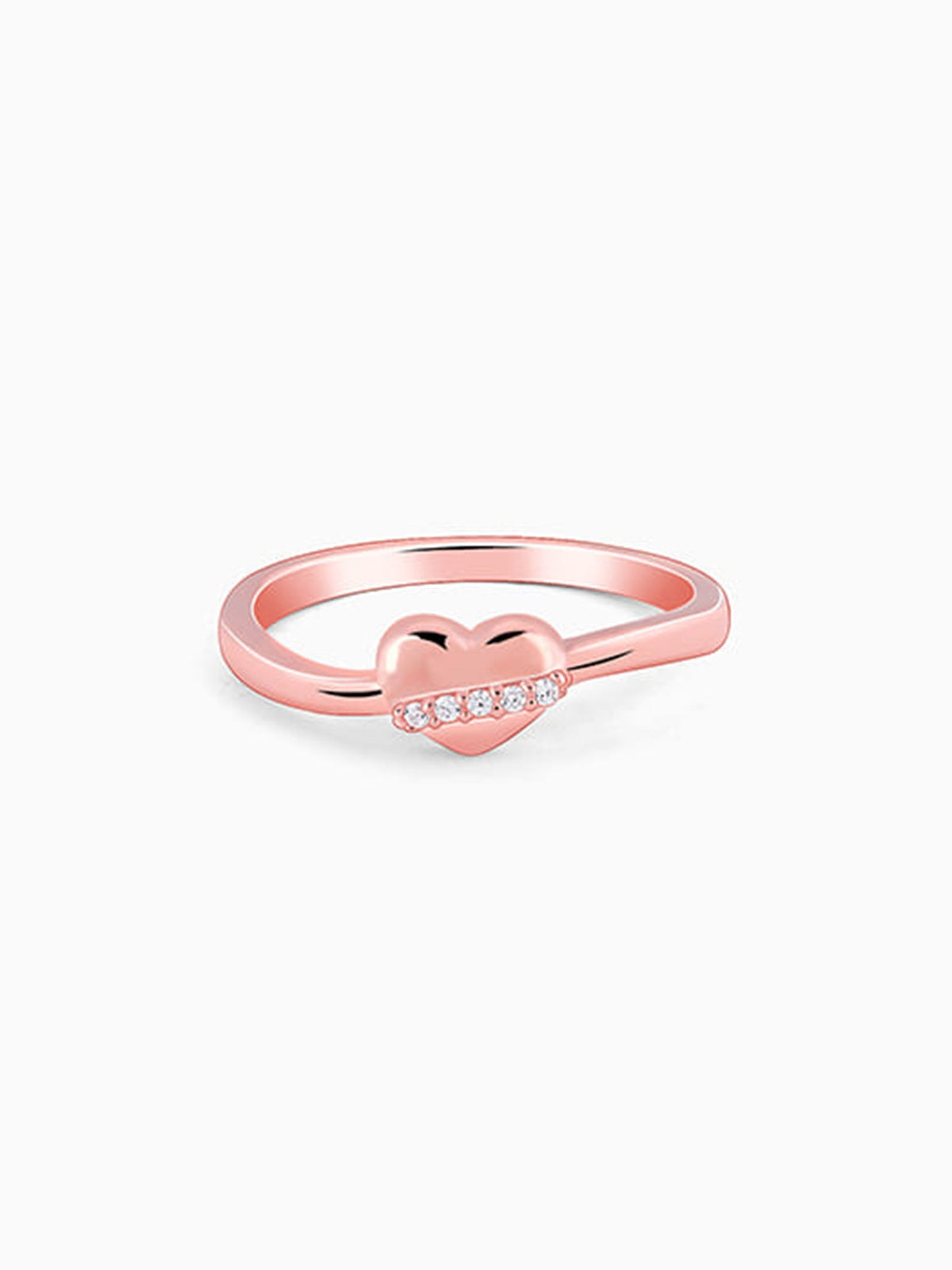 Rose Gold Cherished Sparkle Ring