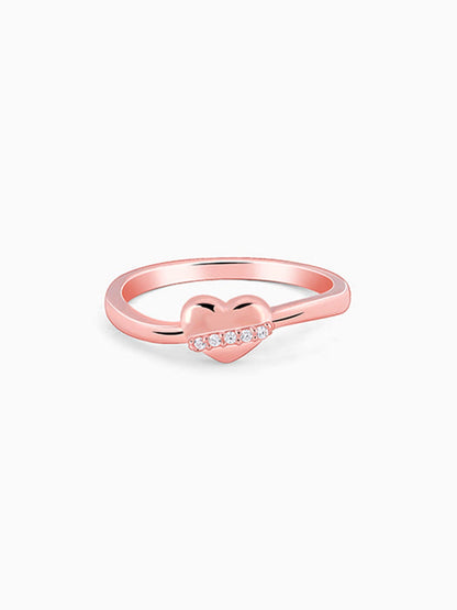 Rose Gold Cherished Sparkle Ring