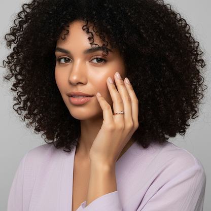 Rose Gold Cherished Sparkle Ring