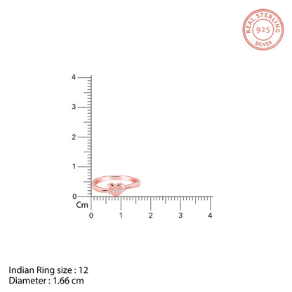 Rose Gold Cherished Sparkle Ring