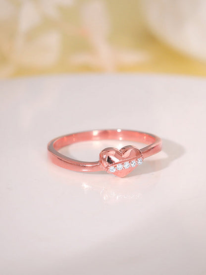 Rose Gold Cherished Sparkle Ring