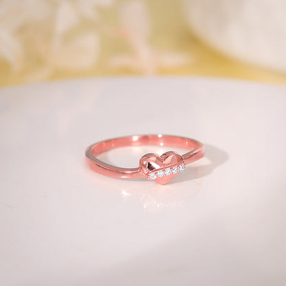 Rose Gold Cherished Sparkle Ring