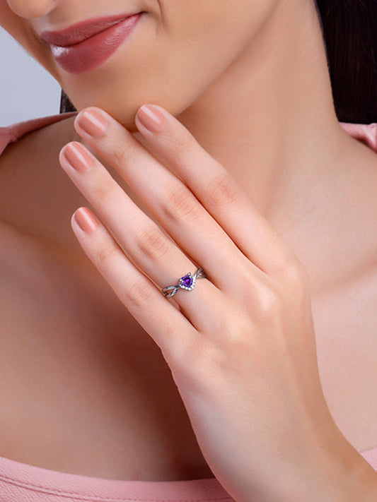 Silver Perennial Love Ring