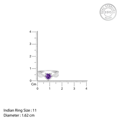 Silver Perennial Love Ring