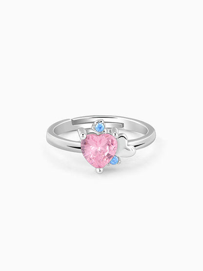 Silver Heartina Ring