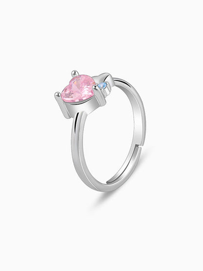 Silver Heartina Ring