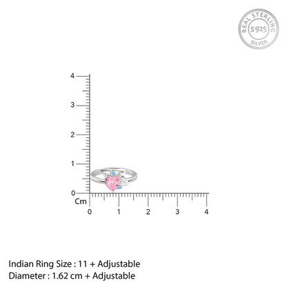 Silver Heartina Ring