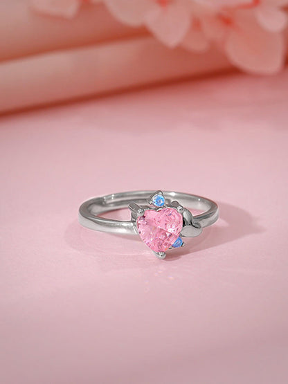 Silver Heartina Ring