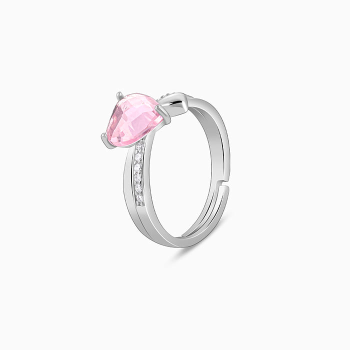 Silver Heart-to-Heart Ring - view 4