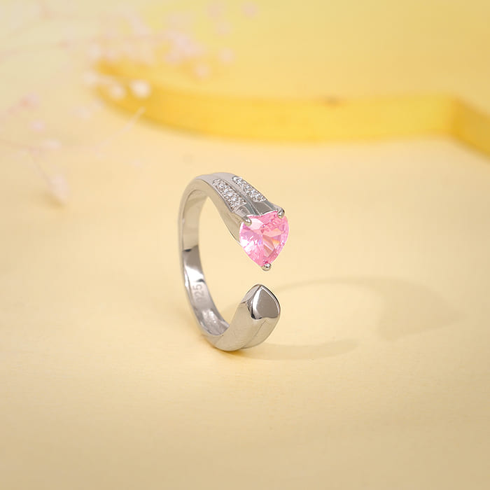 Silver Special Love Ring - view 2