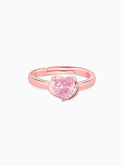 Rose Gold Radiance of Love Ring