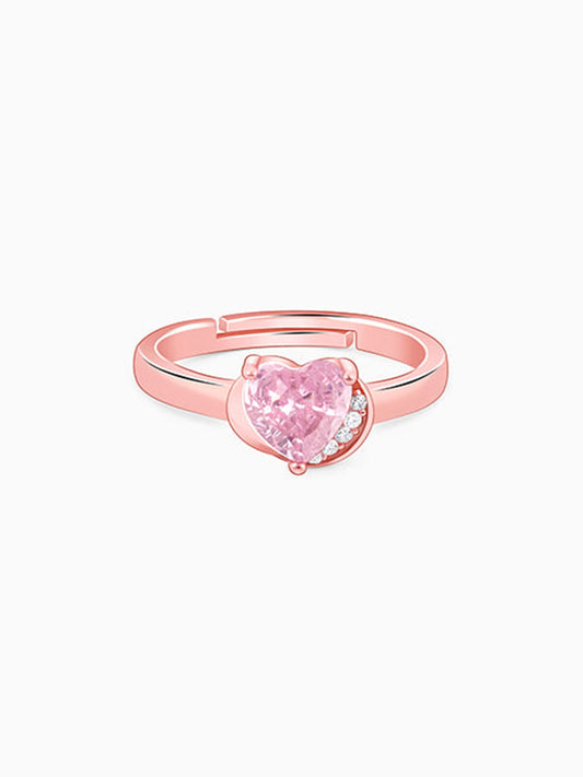 Rose Gold Radiance of Love Ring