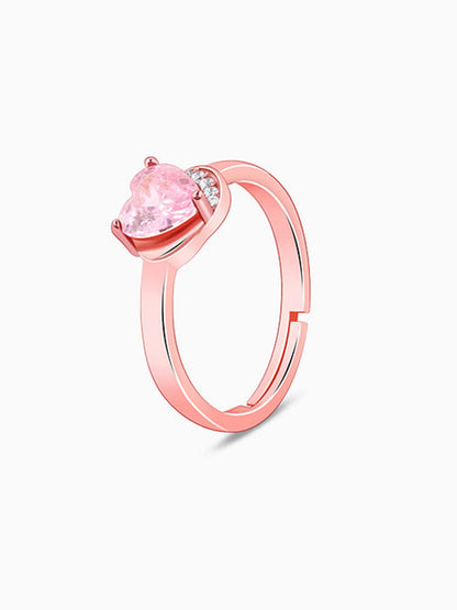 Rose Gold Radiance of Love Ring