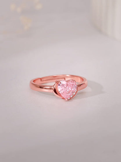 Rose Gold Radiance of Love Ring
