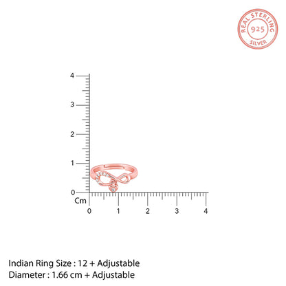 Rose Gold Infiniheart Ring