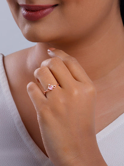 Rose Gold Sweetheart Ring