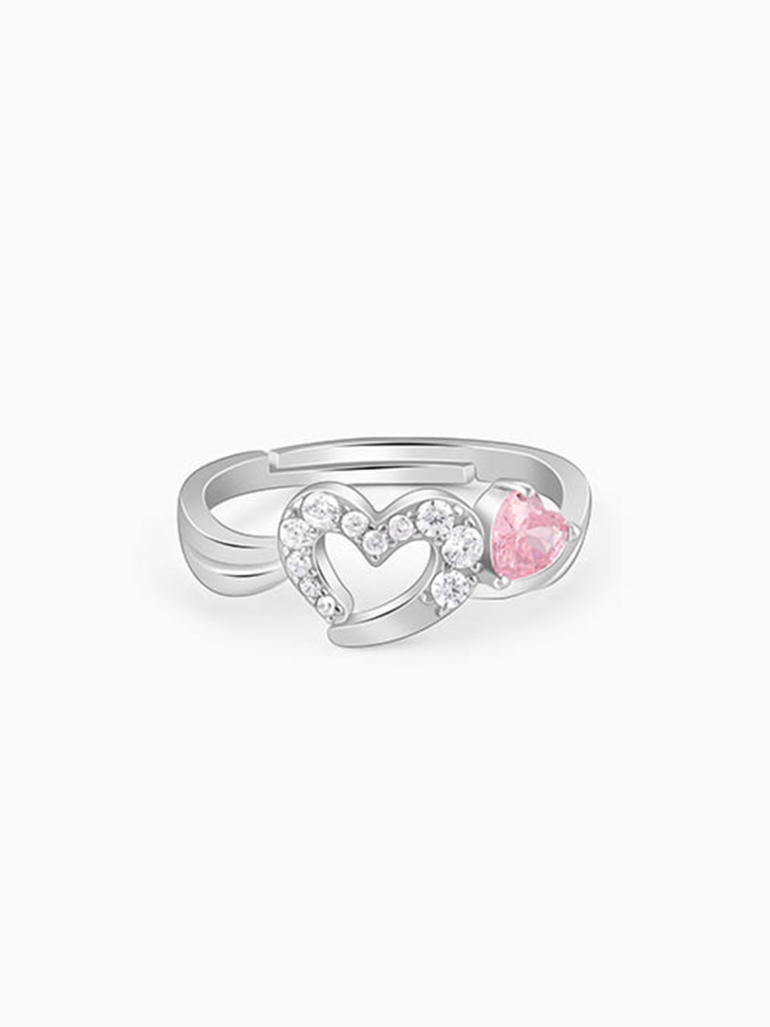 Silver Tranquil Love Ring