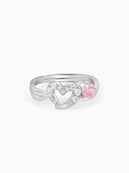 Silver Tranquil Love Ring