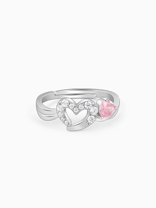 Silver Tranquil Love Ring