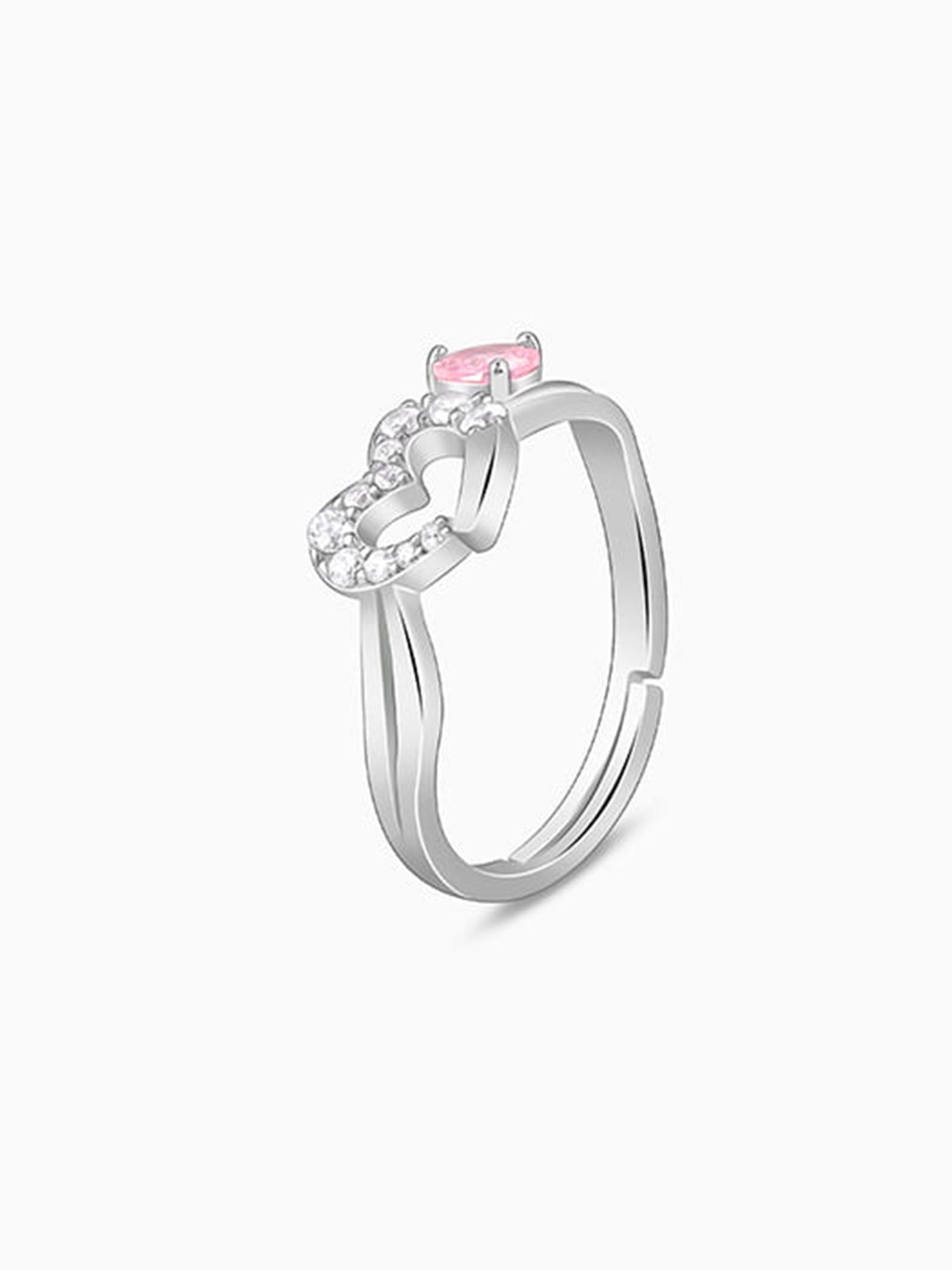 Silver Tranquil Love Ring